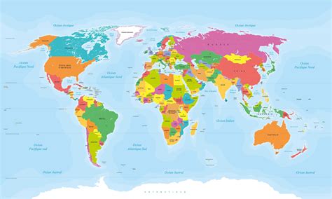 Carte du monde avec des points indiquant les pays où Pierre Le Goupil a conçu des parcours