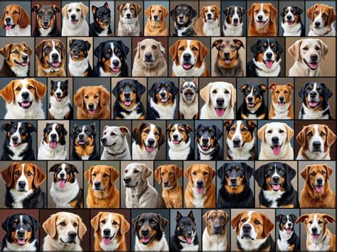 Chien de race avec un flot personnalisé