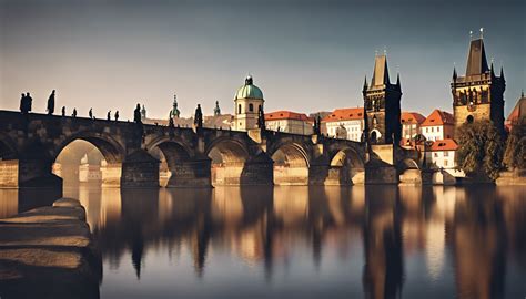 Statues sur le pont Charles à Prague