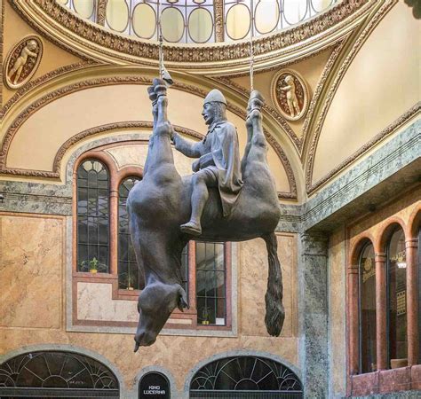Sculpture de David Cerny à Prague