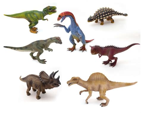 Carte des différentes collections de figurines Schleich (animaux, fantasy, dinosaures, etc.)