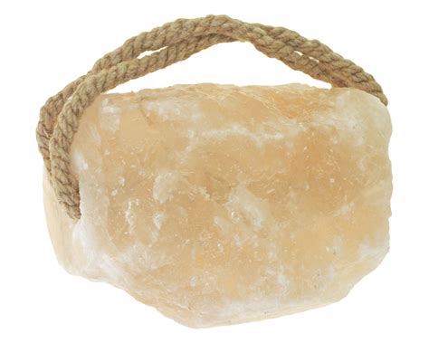 Pierre à sel faite maison avec des herbes