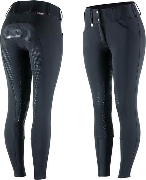 Détail d'une culotte d'équitation avec grip en silicone