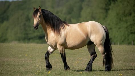 Cheval à la robe Isabelle