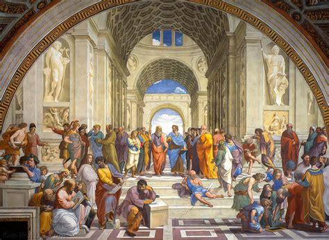 L'École d'Athènes par Raphaël