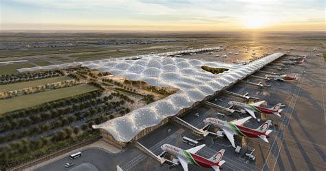 Vue aérienne de l'aéroport d'Oujda-Angads