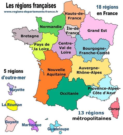 Carte de la France indiquant les régions Sud-Est, Gard et Aubenas