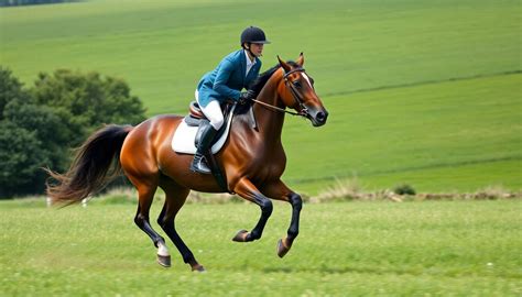Cheval au galop en plein air