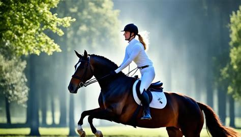 Cavalier et cheval en parfaite harmonie