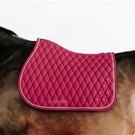 Cheval avec selle et tapis