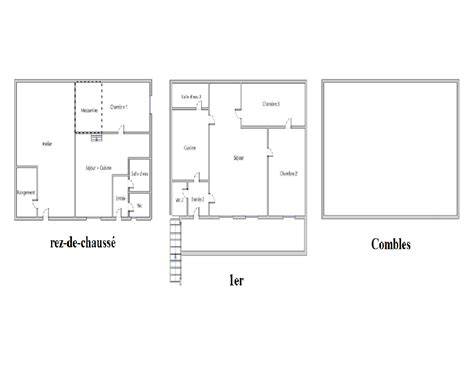 Plan schématique d'un domaine équestre fonctionnel