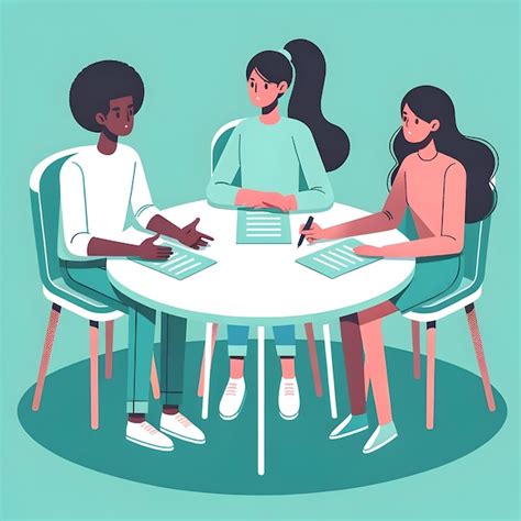Photographie d'une famille discutant autour d'une table, suggérant un échange d'idées