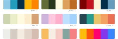 Palette de couleurs disponibles pour les brides Zilco