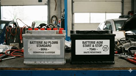 Comparaison batterie normale et batterie gonflée