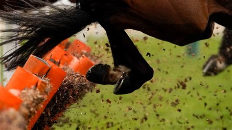 Jockey en pleine course, concentré