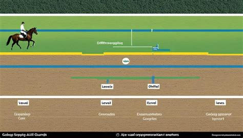 Schéma illustrant les différents niveaux de Galops fédéraux en équitation