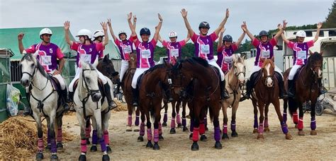 Cavaliers jouant au Horse-ball