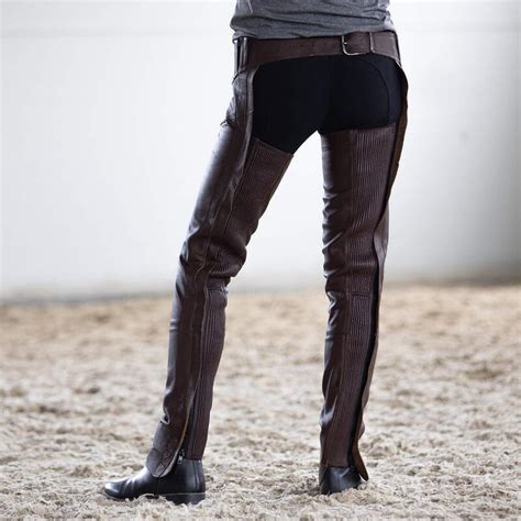 Cuir gras pour chaps d'équitation