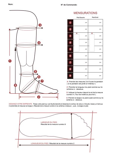 Mesure du tour de mollet pour chaps