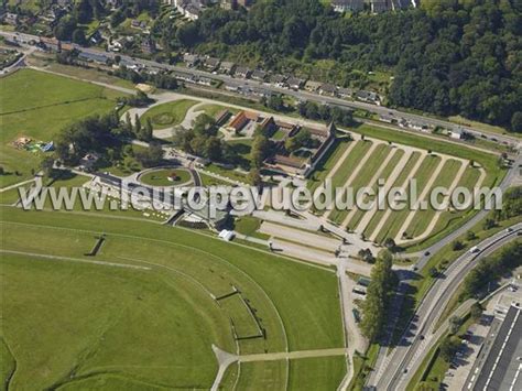 Vue aérienne de l'hippodrome de Rouxmesnil-Bouteilles