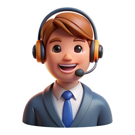 Icône représentant un service client avec un casque