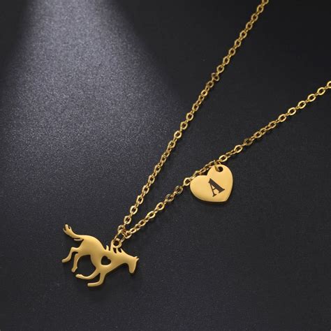 Bijoux en acier inoxydable sur le thème équestre