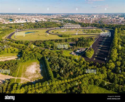 Vue aérienne de l'Hippodrome Paris-Vincennes
