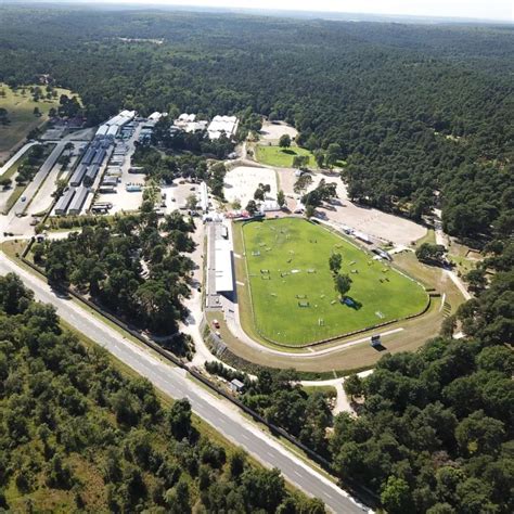 Vue aérienne du Grand Parquet de Fontainebleau