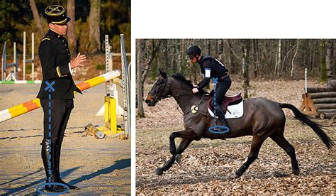 Diagramme illustrant la bonne posture du cavalier