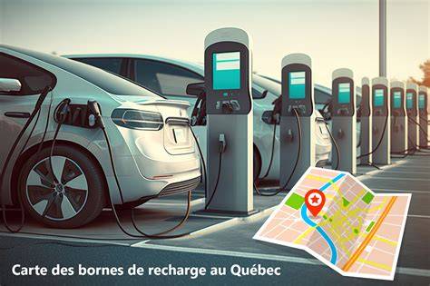 Borne de recharge pour véhicules électriques avec le logo Chargemap