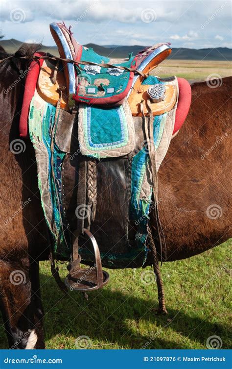 Selle mongole traditionnelle