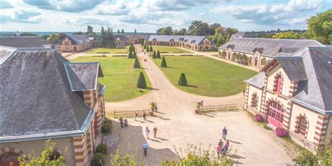 Vue aérienne du Haras National des Bréviaires