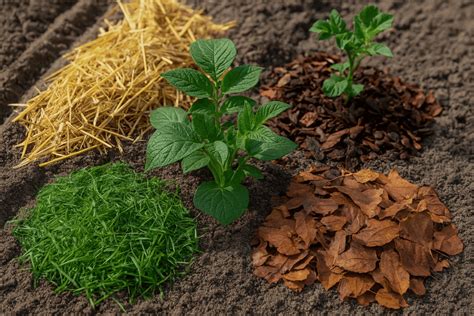 Matières organiques diverses utilisées en paillage