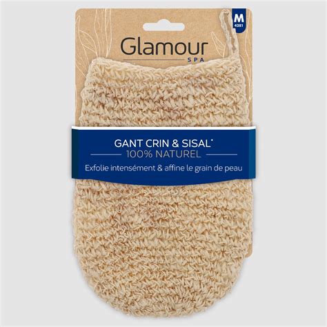 Gant de crin traditionnel avec des fibres naturelles