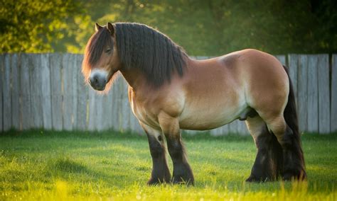 Cheval de trait avec une couverture adaptée