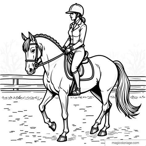 Cheval et cavalier en harmonie