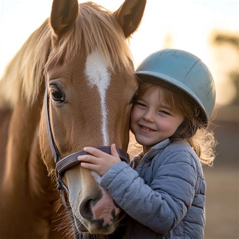 Cheval et humain communiquant par le regard