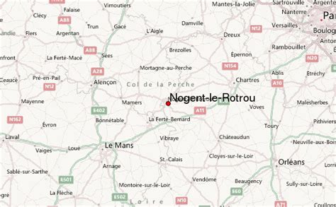 Carte de Nogent-le-Rotrou et ses environs
