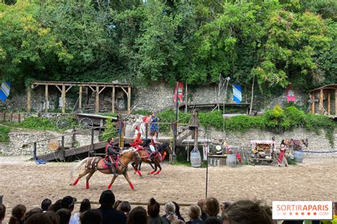 Scène de spectacle équestre médiéval