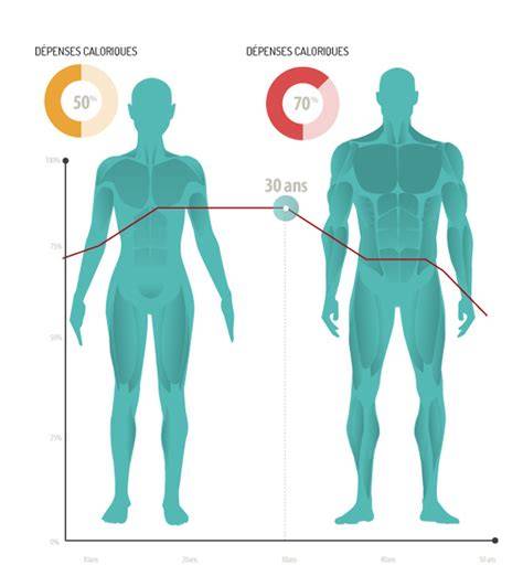 Infographie comparant la dépense calorique de différentes activités sportives