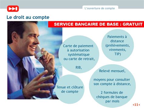Différentes formules de compte bancaire