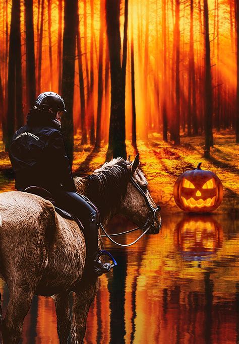 Motifs de couvre-casques équestres Halloween