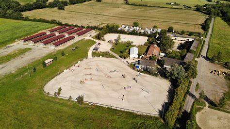 Vue aérienne du Club Hippique de la Forêt