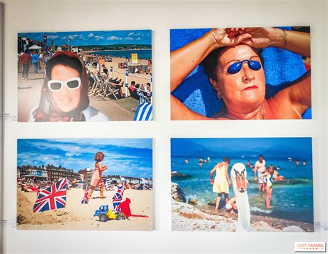 Martin Parr, plage, touristes, appareils photo