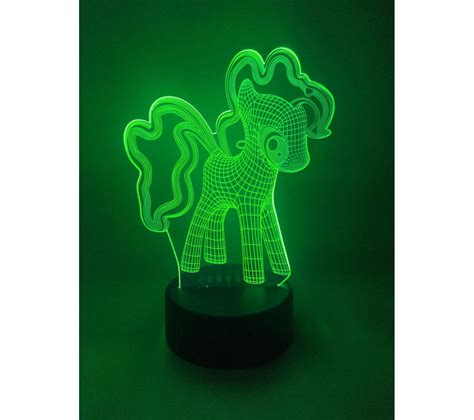 Veilleuse LED 3D acrylique Mon Petit Poney