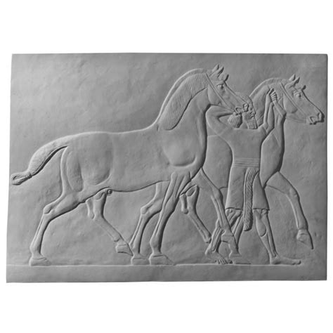 Bas-relief d'un cavalier crétois