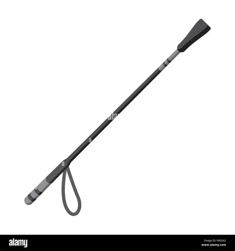 Une cravache sur un fond neutre