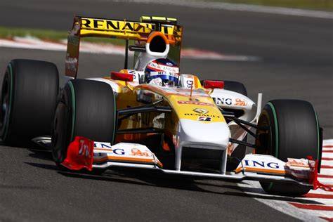 Romain Grosjean dans une Renault F1 Team