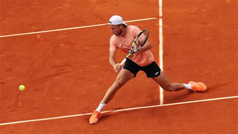 Joueur de tennis français Alexandre Muller en action