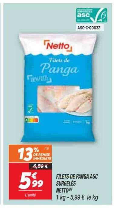 Filets de panga prêts à être emballés